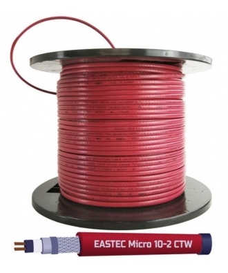 Кабель греющий саморегулирующийся Eastec MICRO 10-2CTW, 10 Вт/м, монтаж в трубу, c пищевой оболочкой