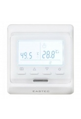 Терморегулятор EASTEC E 51.716 белый, программируемый, встраиваемый, 3,5 кВт