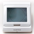 Терморегулятор EASTEC E 91.716 белый, сенсорный, программируемый, встраиваемый, 3,5 кВт