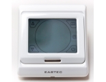 Терморегулятор EASTEC E 91.716 белый, сенсорный, программируемый, встраиваемый, 3,5 кВт