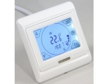 Терморегулятор EASTEC E 91.716 белый, сенсорный, программируемый, встраиваемый, 3,5 кВт