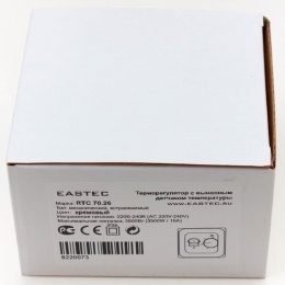 Терморегулятор EASTEC RTC 70.26 кремовый, встраиваемый, 3,5 кВт