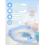 Накладка детская к сиденью мягкая BossBaby голубая