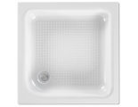 Душевой поддон акриловый Метакам Universal S 90х90х15, высота 30, d 50, каркас, экран