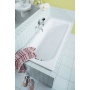 Ванна 170х70x41 стальная KALDEWEI Saniform Plus mоd.363-1 alpine white, easy clean, без ножек