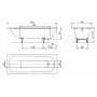 Ванна 170х70x41 стальная KALDEWEI Saniform Plus mоd.363-1 alpine white, easy clean, без ножек
