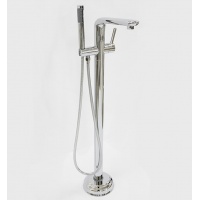 Смеситель для ванны напольный Radomir Альма Chrome, излив, ручной душ, хром