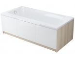 Ванна 170x80 акриловая Cersanit Smart  правая, ультра белый