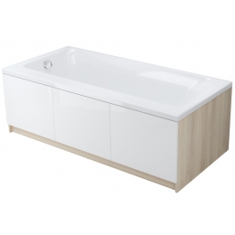 Ванна 170x80 акриловая Cersanit Smart  правая, ультра белый