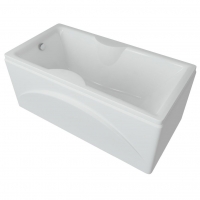 Ванна 180х85 акриловая Феникс пустая с фр. экраном (слив слева) Акватек