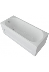 Ванна 170х70 акриловая Оберон пустая с фр. экраном (слив слева) Акватек