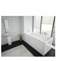 Ванна 170х70 акриловая Либра пустая с фр. экраном (слив слева) Акватек