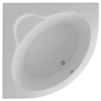 Ванна 146х146 акриловая Калипсо каркас + сифон + экран Акватек