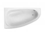 Ванна асимметричная JOANNA 160x95, левая, ультра белый (WA-JOANNA*160-L-W)