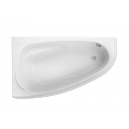 Ванна асимметричная JOANNA 160x95, левая, ультра белый (WA-JOANNA*160-L-W)