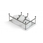 Ванна асимметричная KALIOPE 153x100, правая,белый (P-WA-KALIOPE*153-RNL)