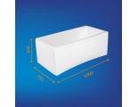Ванна прямоугольная VIRGO 150x75, белый (P-WP-VIRGO*150NL)