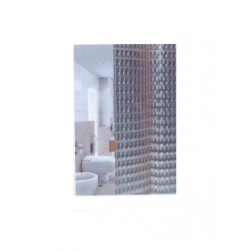 Шторка для ванны ZALEL 3D 180*180 100% PVA винил, цвет в ассортименте
