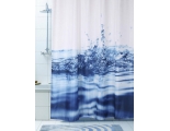 Шторка для ванны Zalel 180*200 ткань полиэстер, фотопринт в ассортименте