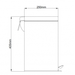 Мусорное ведро AZARIO 12 л
