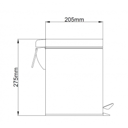 Мусорное ведро AZARIO 5 л