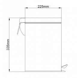 Мусорное ведро AZARIO 8 л