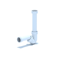 Сифон BD1020 для биде 1 1/4*32 без выпуска АНИ пласт