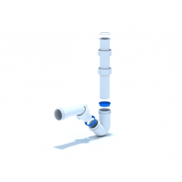 Сифон BD1020 для биде 1 1/4*32 без выпуска АНИ пласт