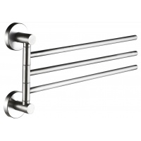 Полотенцедержатель тройной поворотный Haiba HB8313 нержавеющая сталь