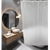 Штора для ванной Santrek Home 180х180 PEVA 30002 с кольцами, прозрачный 3D, П215