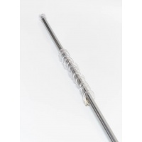 Карниз для ванны нержавейка раздвижной, длина 110-200 см, d=22 Santrek Home/CTK-402S