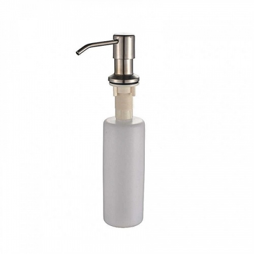 Дозатор LEDEME для жидкого мыла ВРЕЗНОЙ 400мл (САТИН+пластик) купить в интернет магазине Санрай73
