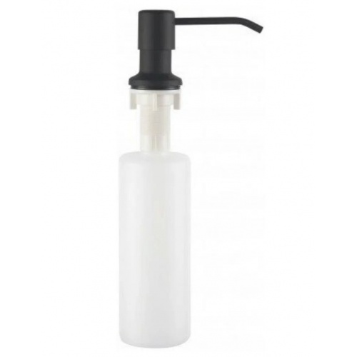 Дозатор LEDEME для жидкого мыла ВРЕЗНОЙ 400мл (ЧЕРНЫЙ+пластик) купить в интернет магазине Санрай73
