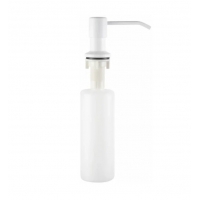 Дозатор LEDEME для жидкого мыла ВРЕЗНОЙ 400мл (БЕЛЫЙ+пластик)