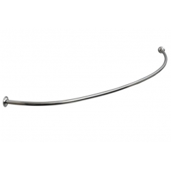 Карниз для ванны Дуга 1,5м х 1,5м металл хром