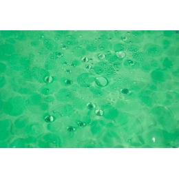 Штора для ванной Santrek Home 180х180 PEVA MS1003 с кольцами, 3D зеленый