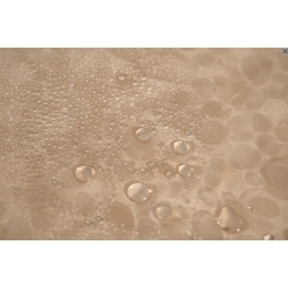 Штора для ванной Santrek Home 180х180 PEVA MS1004 с кольцами, 3D бежевый