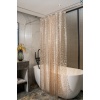 Штора для ванной Santrek Home 180х180 PEVA MS1004 с кольцами, 3D бежевый