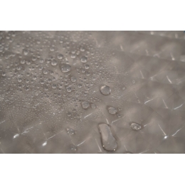 Штора для ванной Santrek Home 180х180 PEVA MS1010 с кольцами, 3D серый