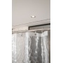 Штора для ванной Santrek Home 180х180 PEVA MS1017 с кольцами, 3D прозрачный