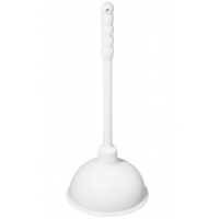 Вантуз конический d172мм, с пластмассовой ручкой 319мм, белый