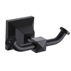 Крючок двойной, черный матовый AZARIO ALTRE