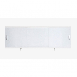 Экран под ванну Оптима с пластиковой рамой 1,7м белый