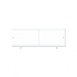 Экран под ванну с пластиковой рамой 1,5м белый УНИВЕРСАЛ-КВАРТ