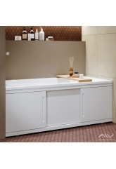 Экран под ванну Alavann Alt 1,7 м белый, купе, МДФ с алюминиевой рамой