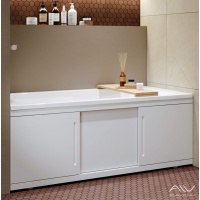 Экран под ванну Alavann Alt 1,7 м белый, купе, МДФ с алюминиевой рамой