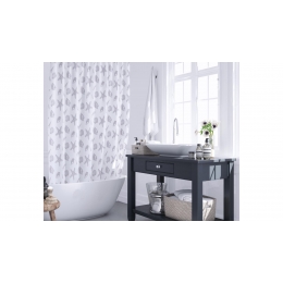 Штора для ванной полиэстр FIXSEN LAGUNA 180*200 без колец