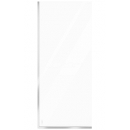 Шторка на ванну DIWO Анапа неподвижная, 70х140, профиль хром глянцевый, прозрачное стекло