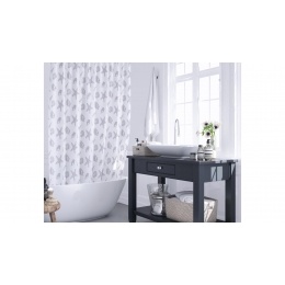 Штора для ванной полиэстр FIXSEN LAGUNA 180*200 без колец