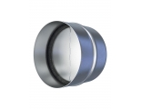 Соединитель Ø100мм с защитой от обратной тяги 100СКц цинк